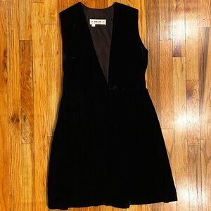 Craig Women's Sleeveless Black Velvet Dress Size 11